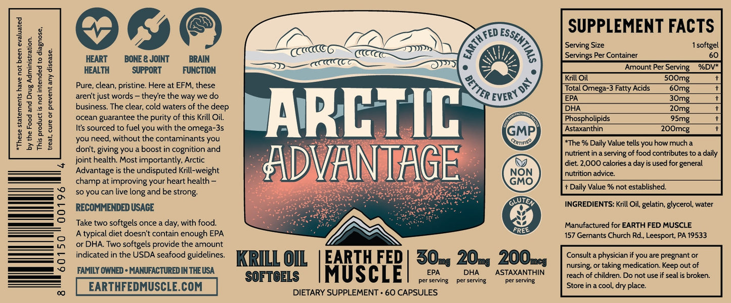 Arctic Advantage Krill Oil Softgels (FREE GIFT)