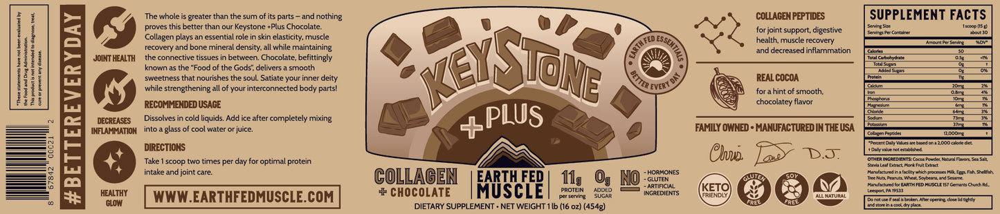 Keystone Plus Chocolate Collagen