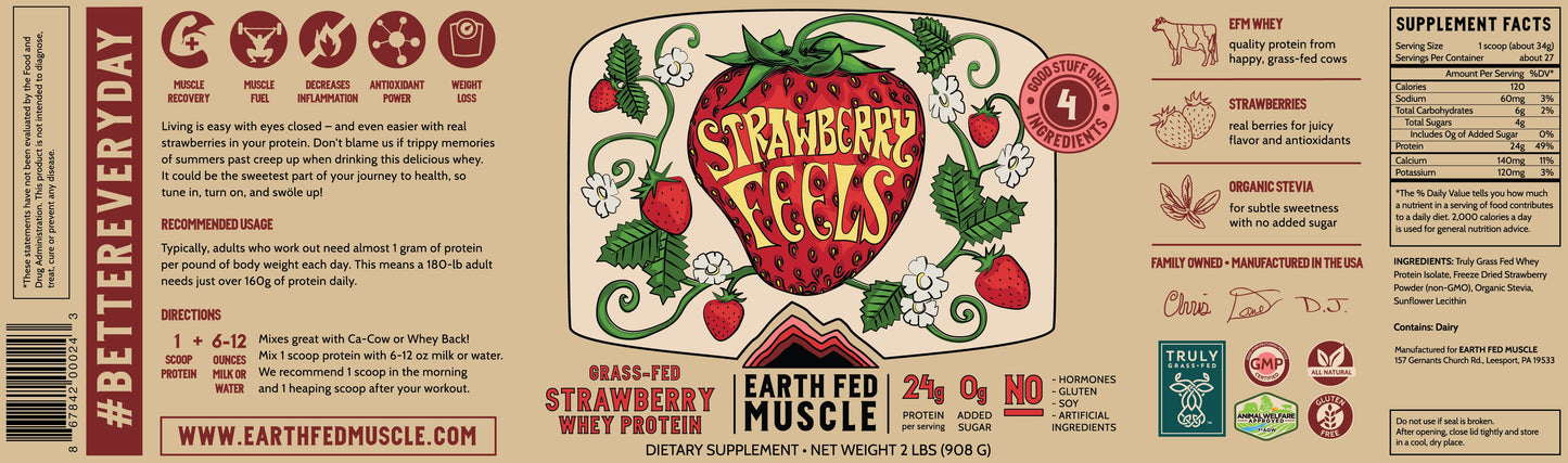 Strawberry Feels (Forever) Grass Fed Protein