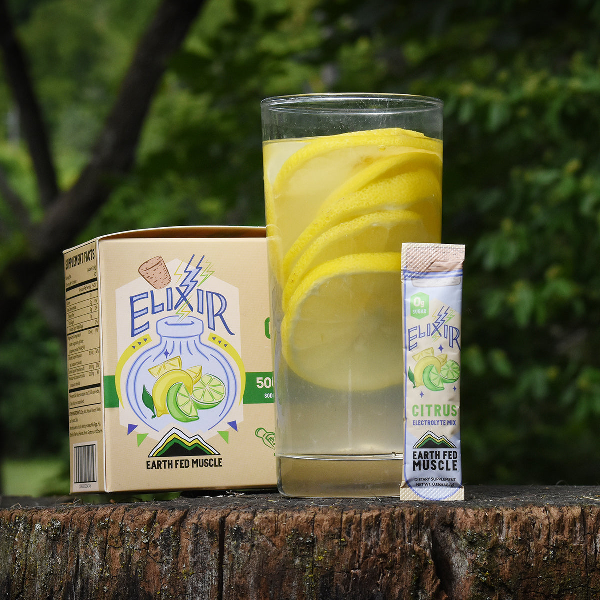 Elixir Packet Elixir Electrolyte Mix Packets with Himalayan Sea Salt – Earth Fed Muscle