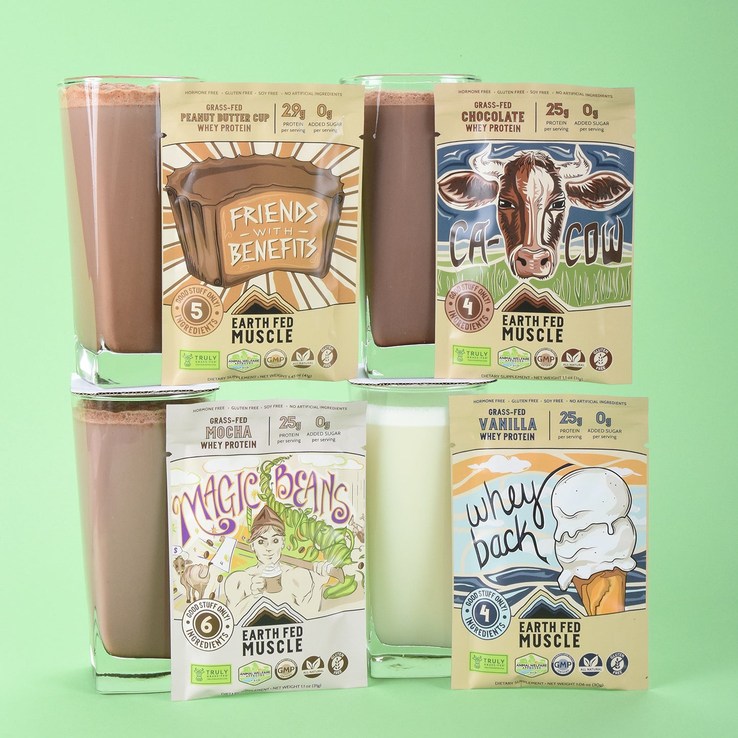 Single Serving Whey Protein Packs