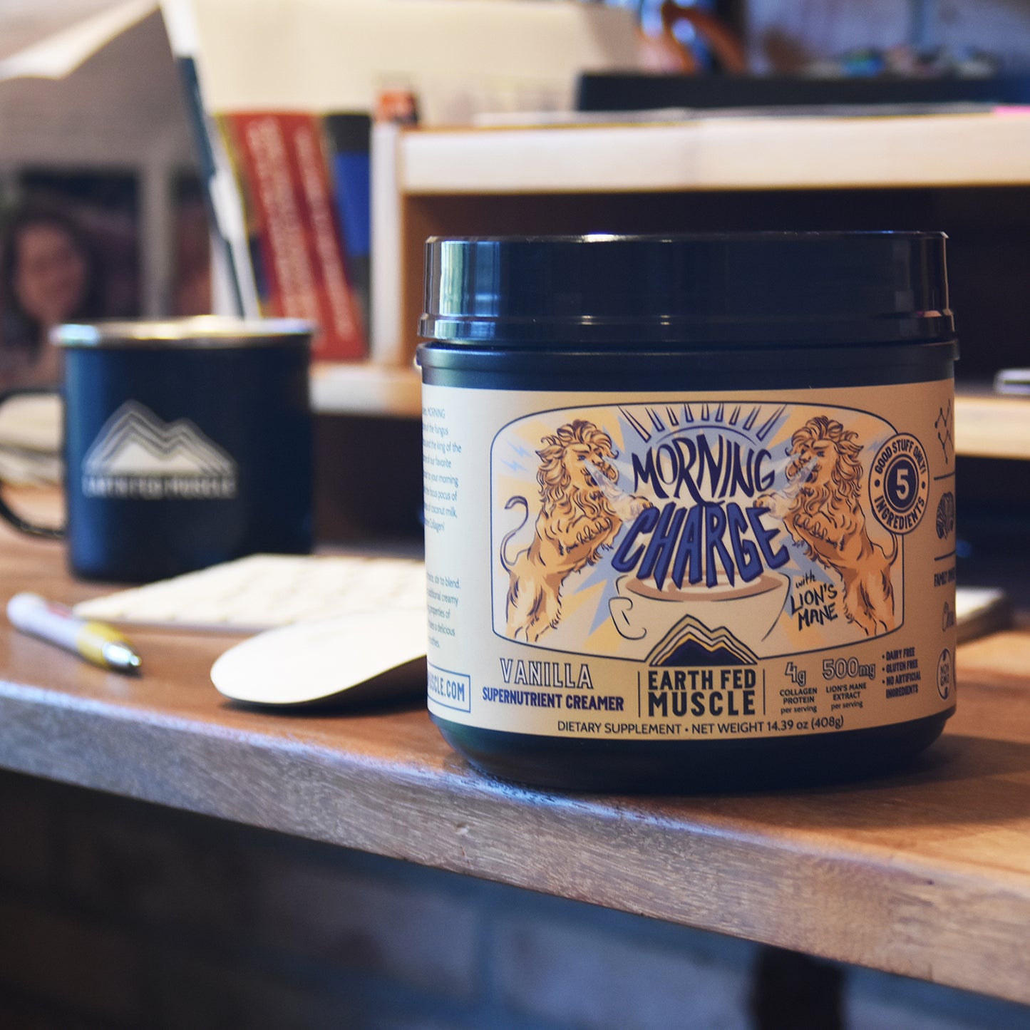 Morning Charge Supernutrient Creamer with Lion’s Mane