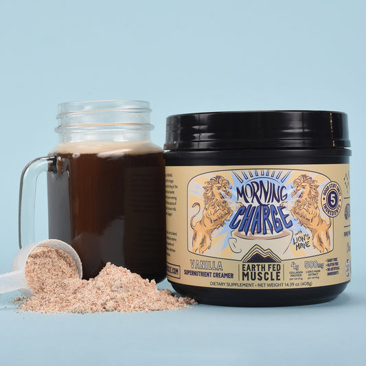 Morning Charge Vanilla Supernutrient Creamer with Lion’s Mane